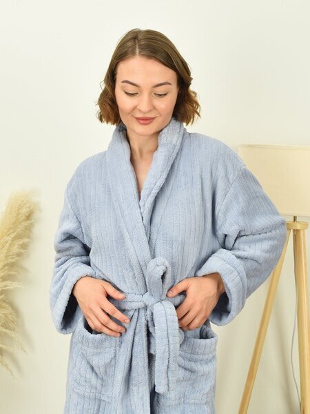 Universal hammom xalati – FORRIS kompaniyasidan mikrofibra matosidan tayyorlangan, namlikni juda yaxshi shimadi.